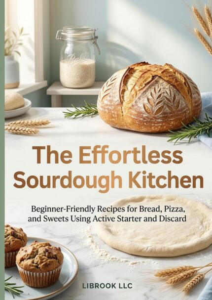 The Effortless Sourdough Kitchen: Beginner-Friendly Recipes for Bread, Pizza, and Sweets Using Active Starter and Discard